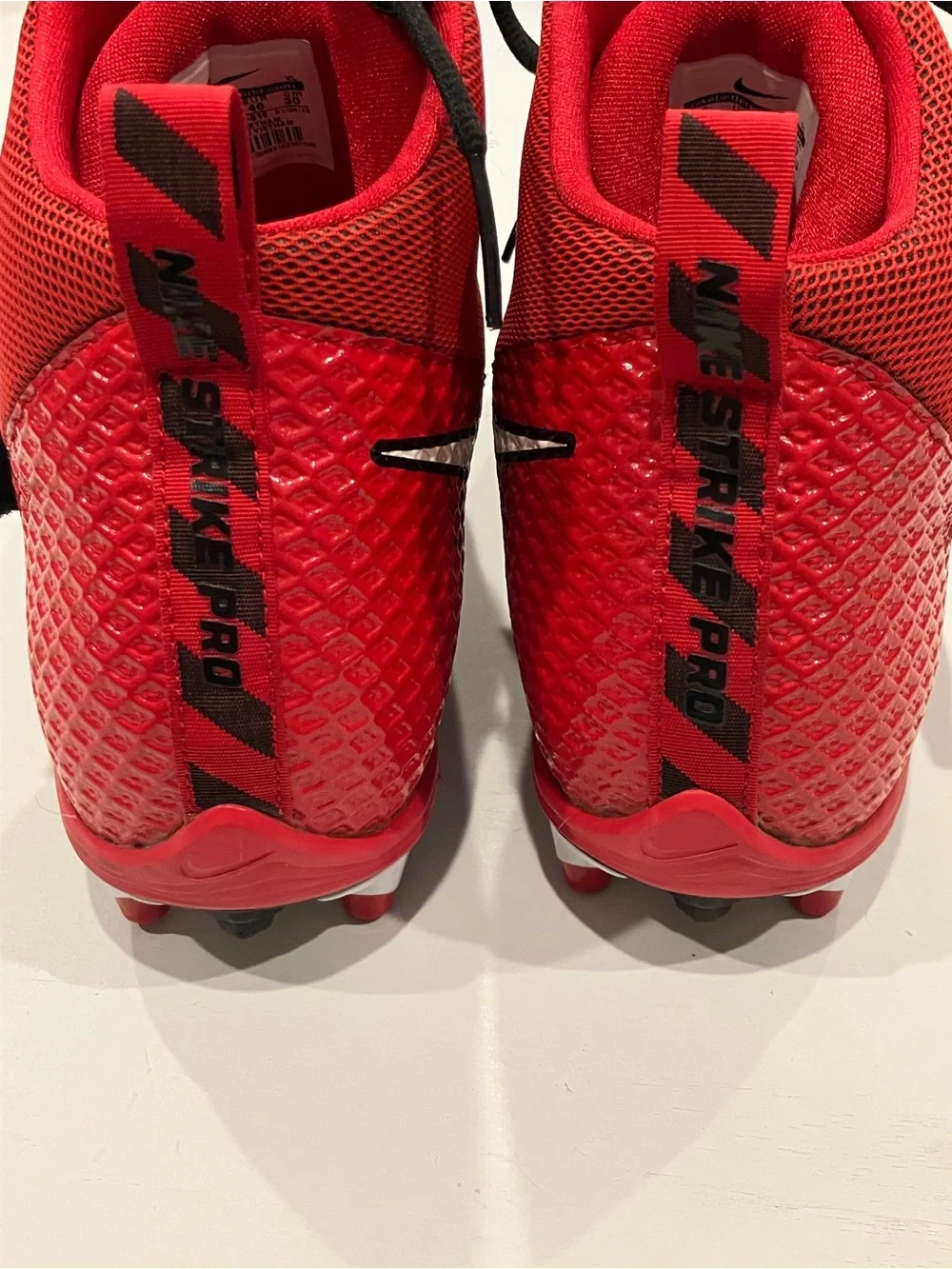 Nike | Red & Black Cleats with White Swoosh